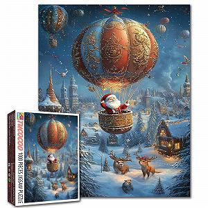 Пазл Tucocoo Santa Christmas Hot Air Balloon 1000 деталей - Фото 1