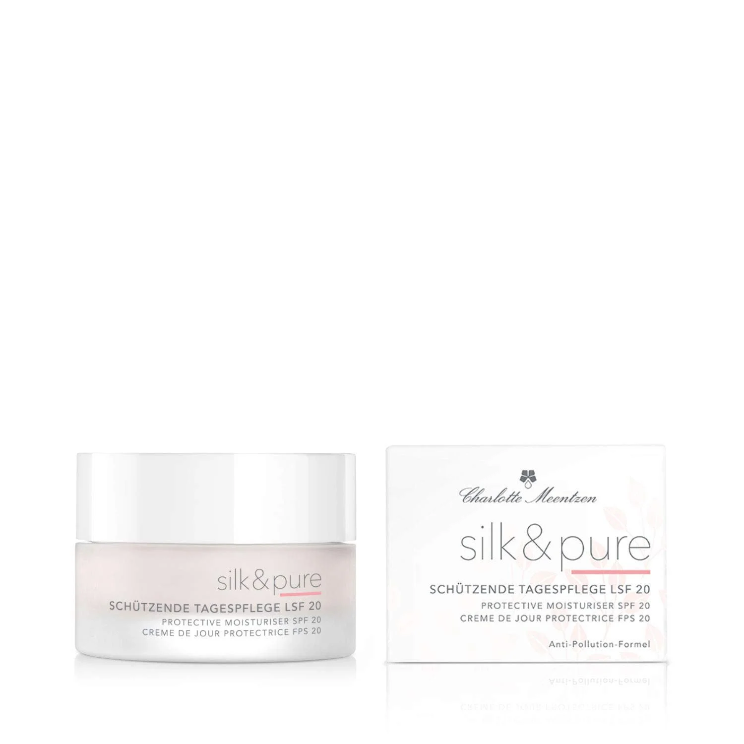 Захисний денний догляд Charlotte Meentzen Silk & Pure SPF 20 50 мл, фото №2
