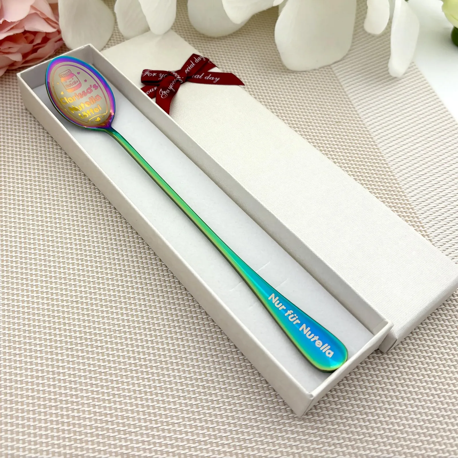 Ложка Шоколадна Індивідуальна з Довгою Ручкою, фото №6