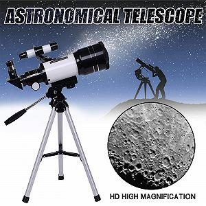 Телескоп Super Telephoto Zoom Monocular 10-300x40 мм з адаптером-кліпсою для смартфона і штативом synthetic.ua - Фото 1