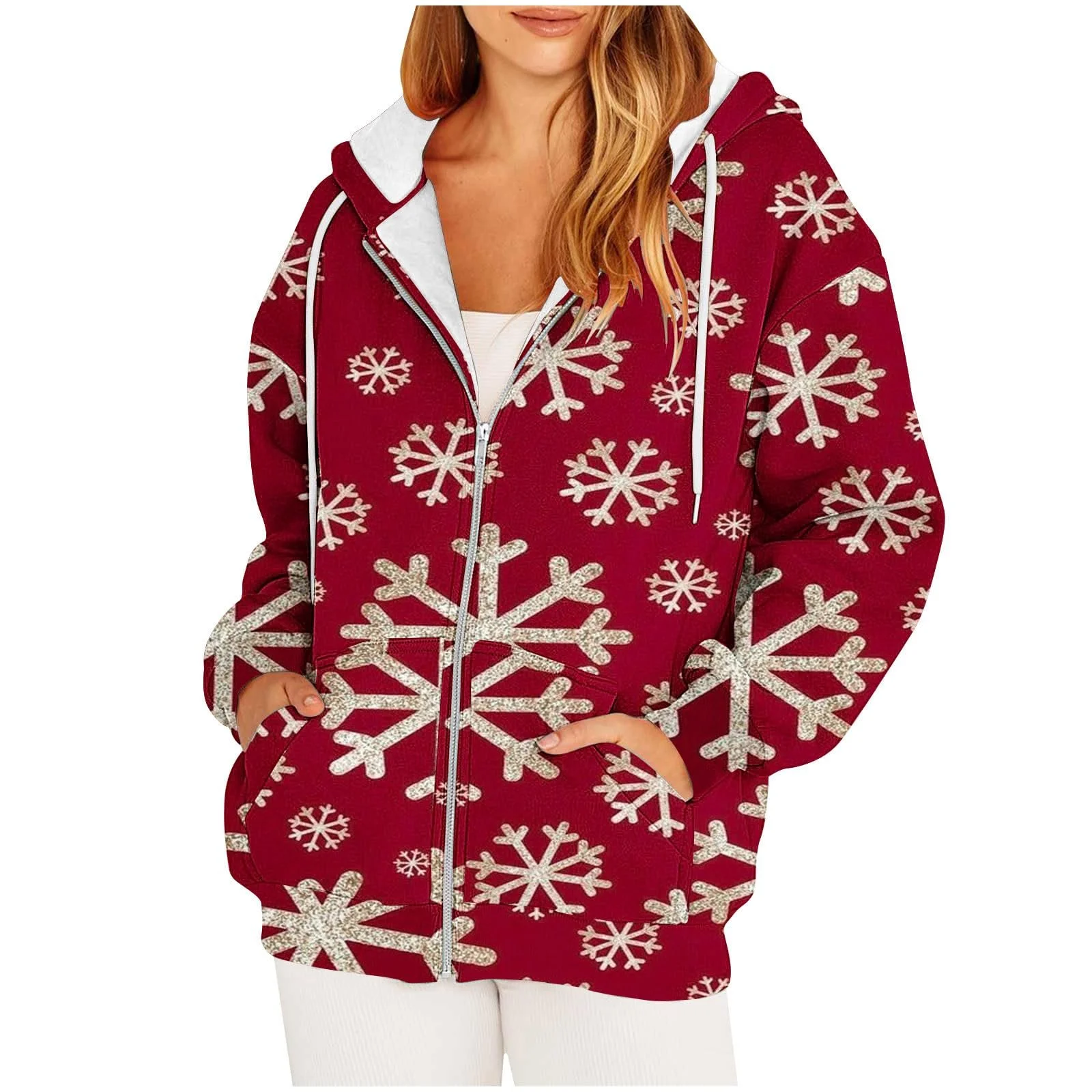 Різдвяна Толстовка Жіноча З Графічним Принтом, фото №1 Різдвяна Толстовка Жіноча З Графічним Принтом, фото №1