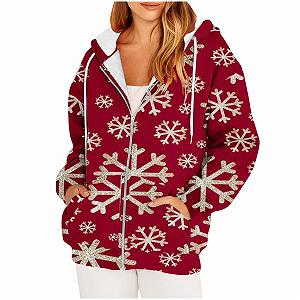 Різдвяна Толстовка Жіноча З Графічним Принтом - Фото 1