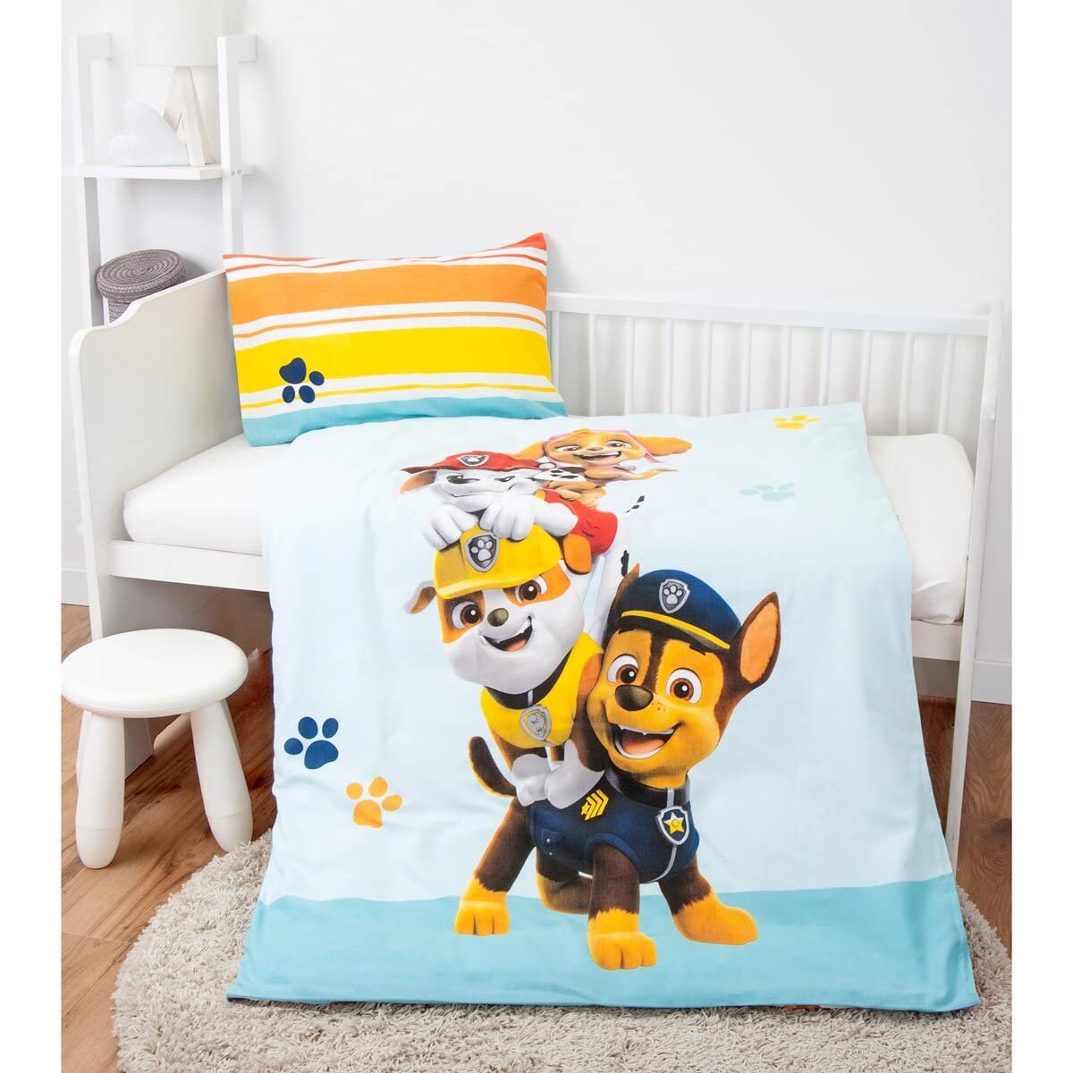 Комплект постільної білизни Herding Paw Patrol Наволочка 40 x 60 см Підодіяльник 100 x 135 см Різнобарвний, фото №3