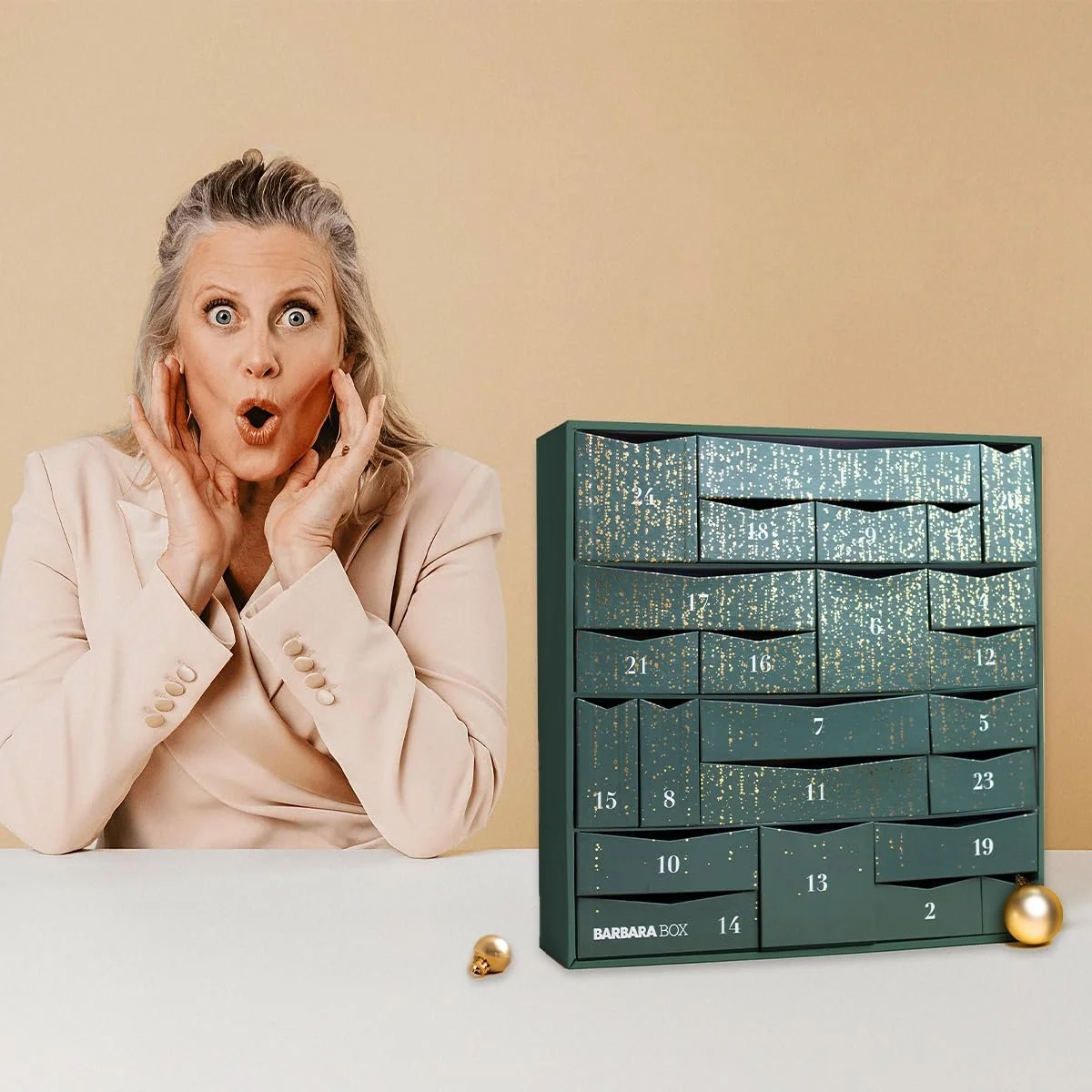 Адвент-календар Barbara Box 2025, 24 високоякісних товарів для краси, їжі та способу життя, фото №2