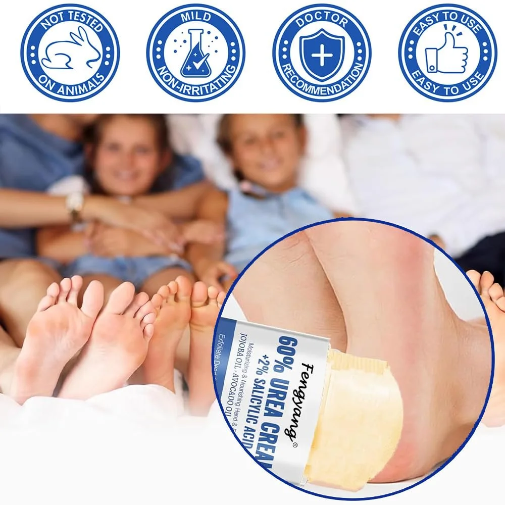 Крем-стик для ног Fengyang Urea для локтей, коленей, стоп и рук, фото №6