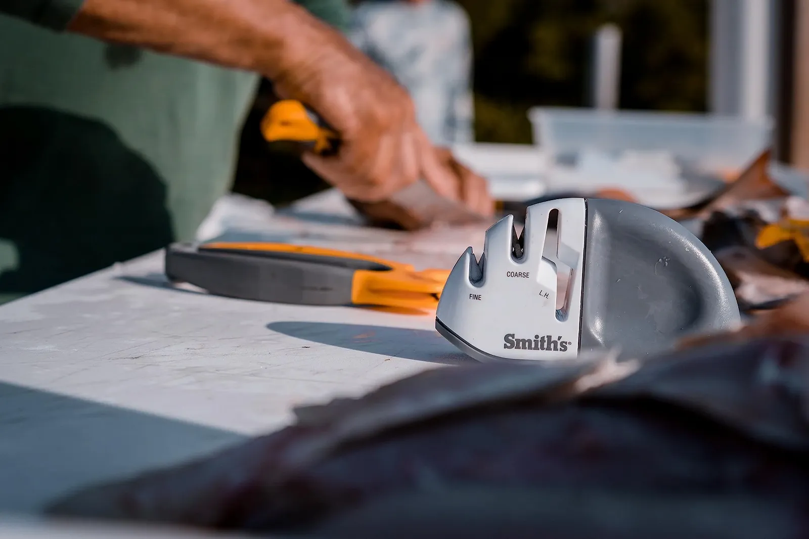 Точило для ножів SMITH'S SINCE 1961 51003 пластикове біле, фото №4