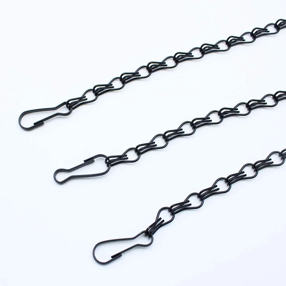 Цепи для подвесных корзин набор из 3 шт. металлические 3-рядные 76 см, фото №4