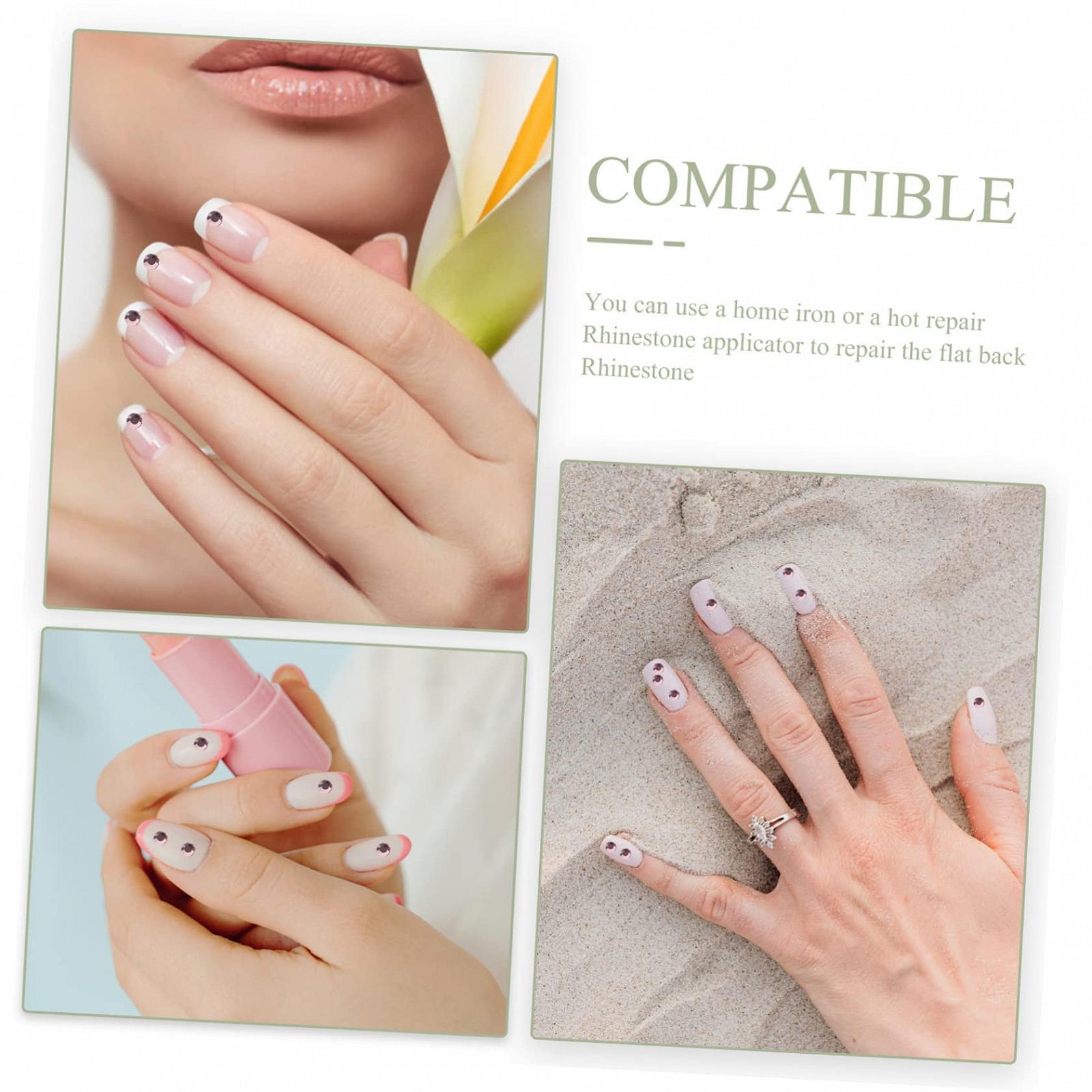 Стрази MERRYHAPY 1 для нігтів Плоскі прикраси, фото №7