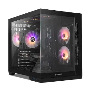 Корпус Nox Hummer Astra Neo / без БП / Mid-Tower / Без БП / ATX, M-ATX, ITX / USB Type-C / Панорамное стекло / Черный - Фото 1