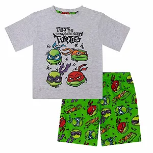 Піжама Teenage Mutant Ninja Turtle з короткими рукавами для дітей 100% бавовна - Фото 1
