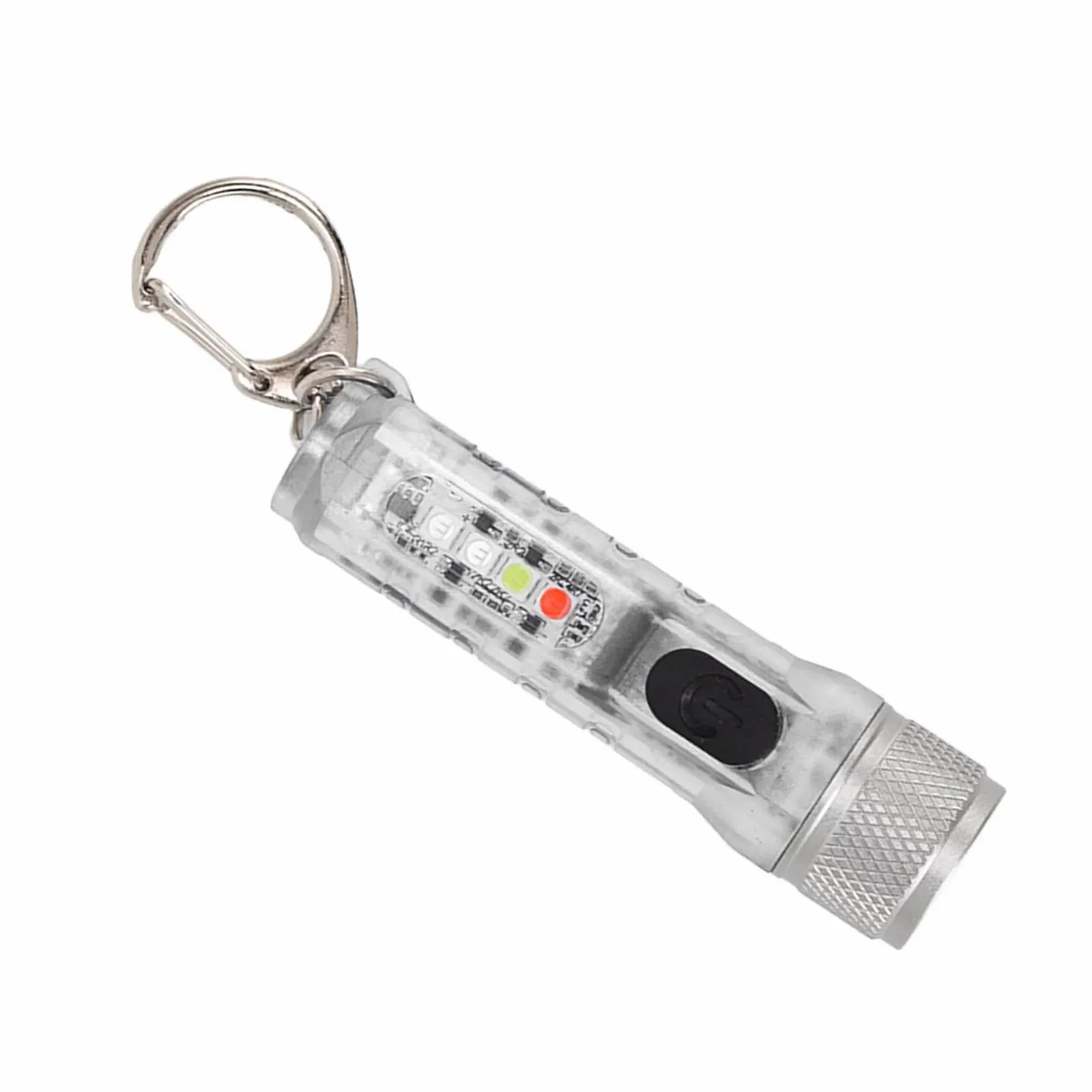 Ліхтарик-брелок LED Hyuduo Міні 3 режими освітлення для кемпінгу, походів Нержавіюча сталь Портативний (Прозорий), фото №3 Ліхтарик-брелок LED Hyuduo Міні 3 режими освітлення для кемпінгу, походів Нержавіюча сталь Портативний (Прозорий), фото №3