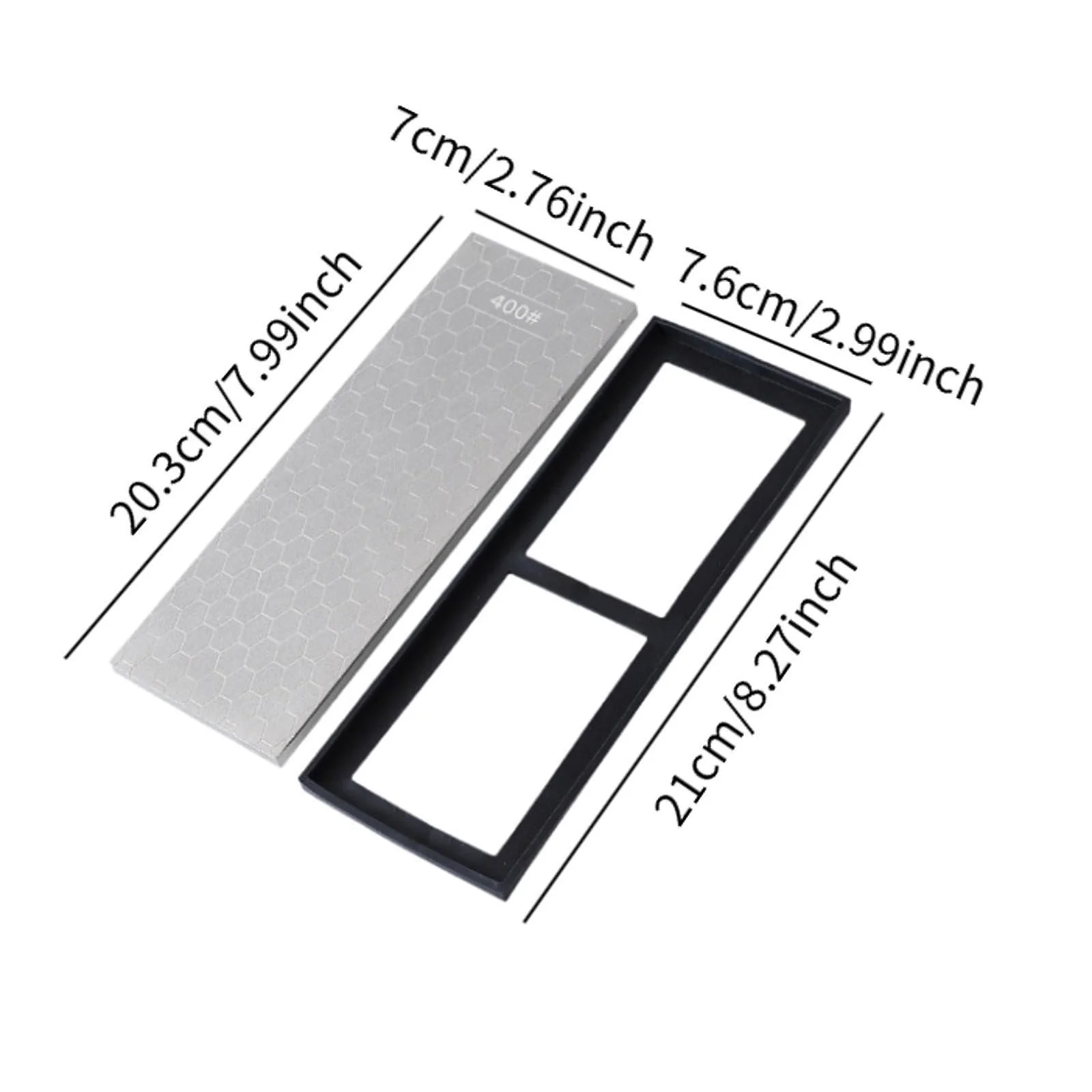 Точильный камень алмазный с нескользящим основанием для пикника и кухни, фото №5