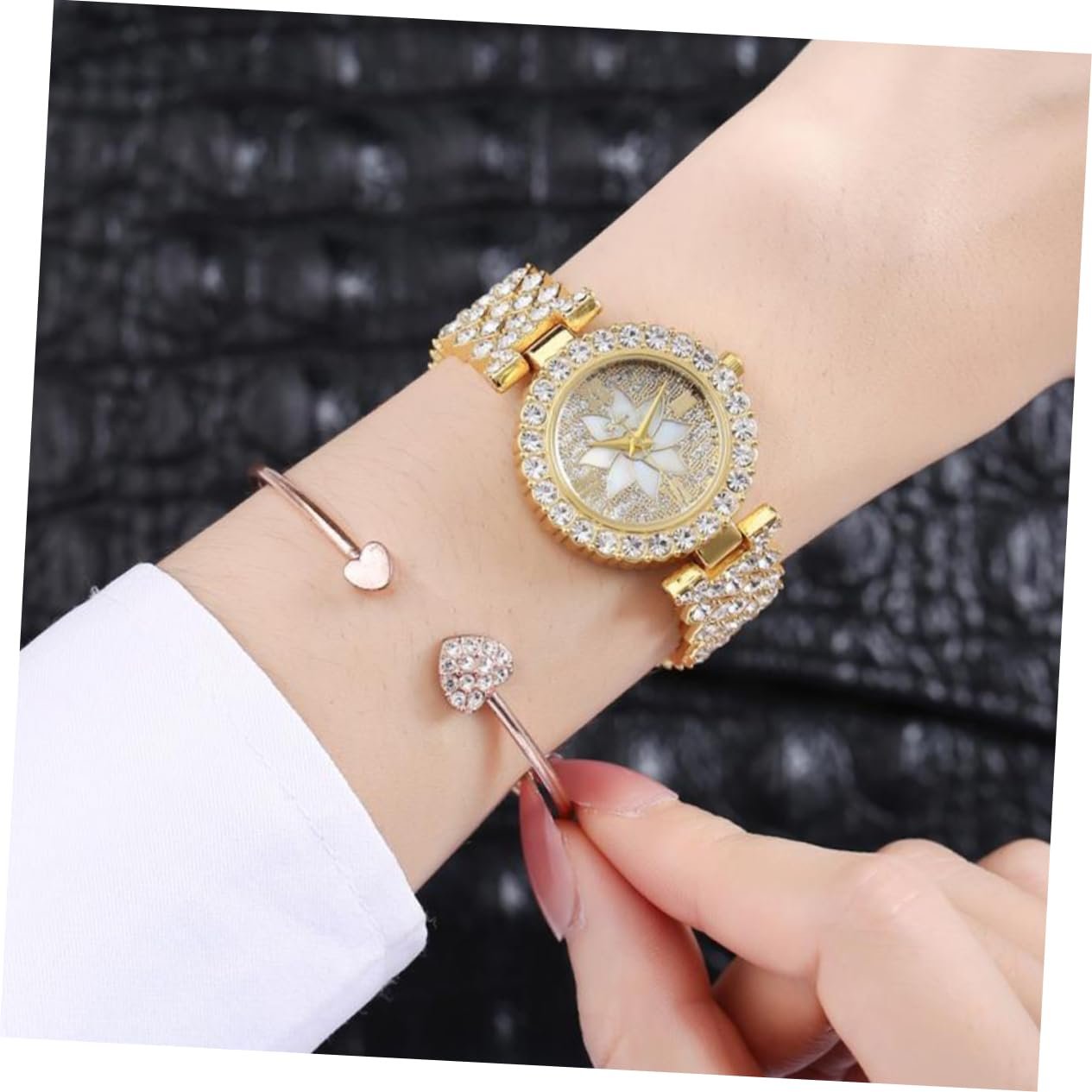 Женские часы LIFKOME с полным бриллиантом, нарядные женские наручные часы, часы с кристаллами, стильные часы, светодиодные роскошные часы, стильные женские часы, розовое золото, сплав, фото №8 Женские часы LIFKOME с полным бриллиантом, нарядные женские наручные часы, часы с кристаллами, стильные часы, светодиодные роскошные часы, стильные женские часы, розовое золото, сплав, фото №8