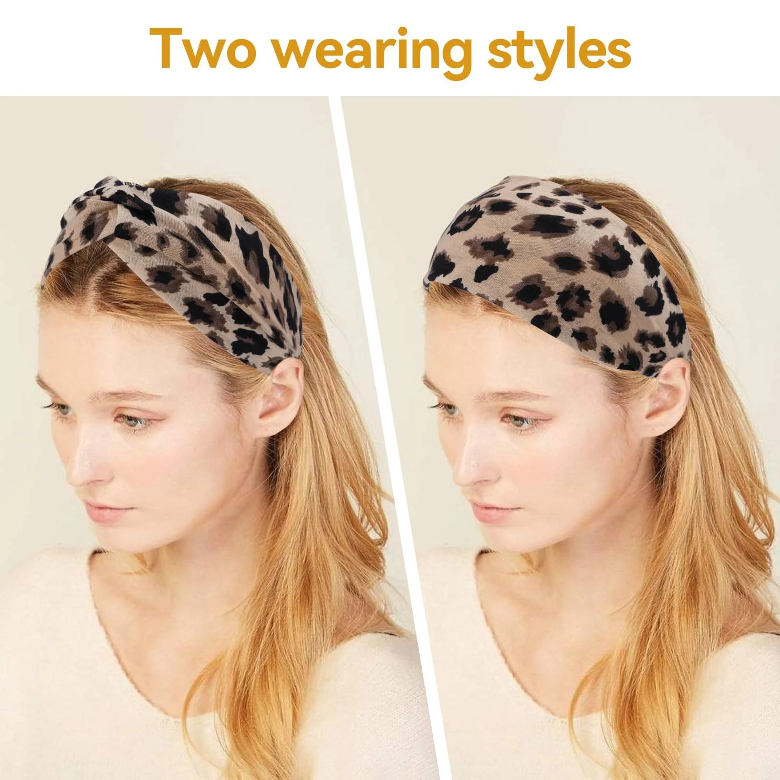 Набір пов'язок для волосся, 22 x 10.5 см, широка, фото №6