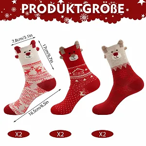 Шкарпетки VEGCOO Різдвяні для жінок synthetic.ua - Фото 1