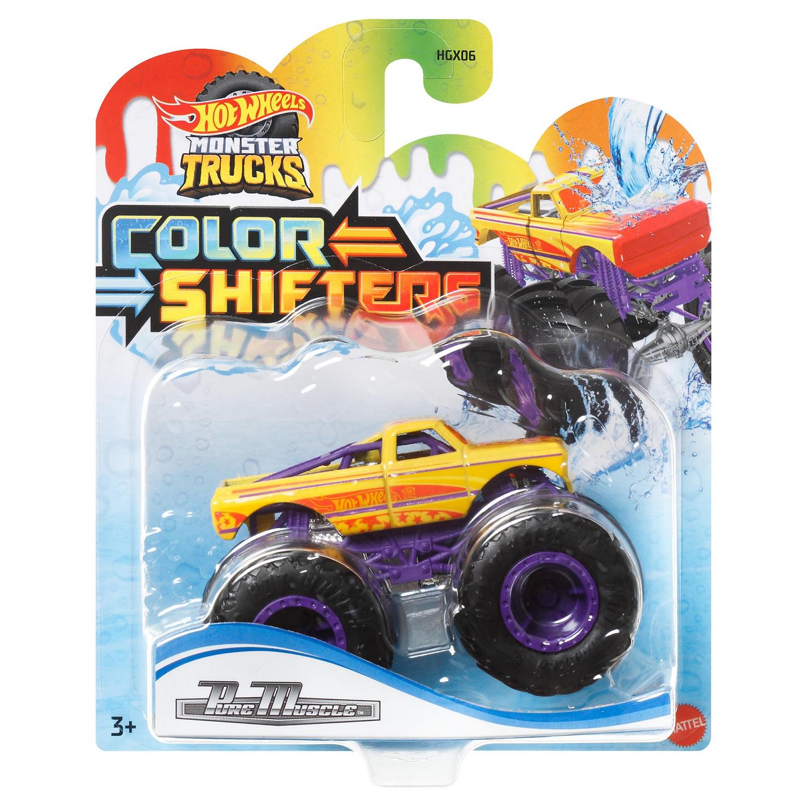 Машинка Mattel Hot Wheels Monster Trucks Колір, Що Змінюється Різні Моделі (HGX06), фото №9