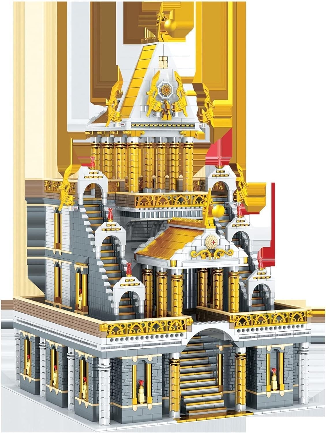 Модульный дом CIJINAY Строительные блоки 5094 Модель храма века, фото №6