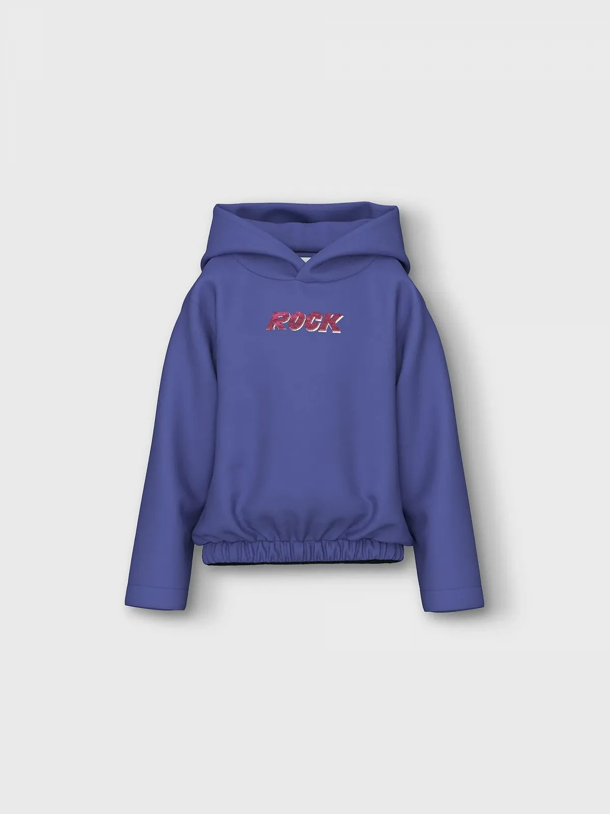 Свитшот NAME IT Nkfolanja LS Short Loose SWE Wh Bru Pb для девочек, фото №4