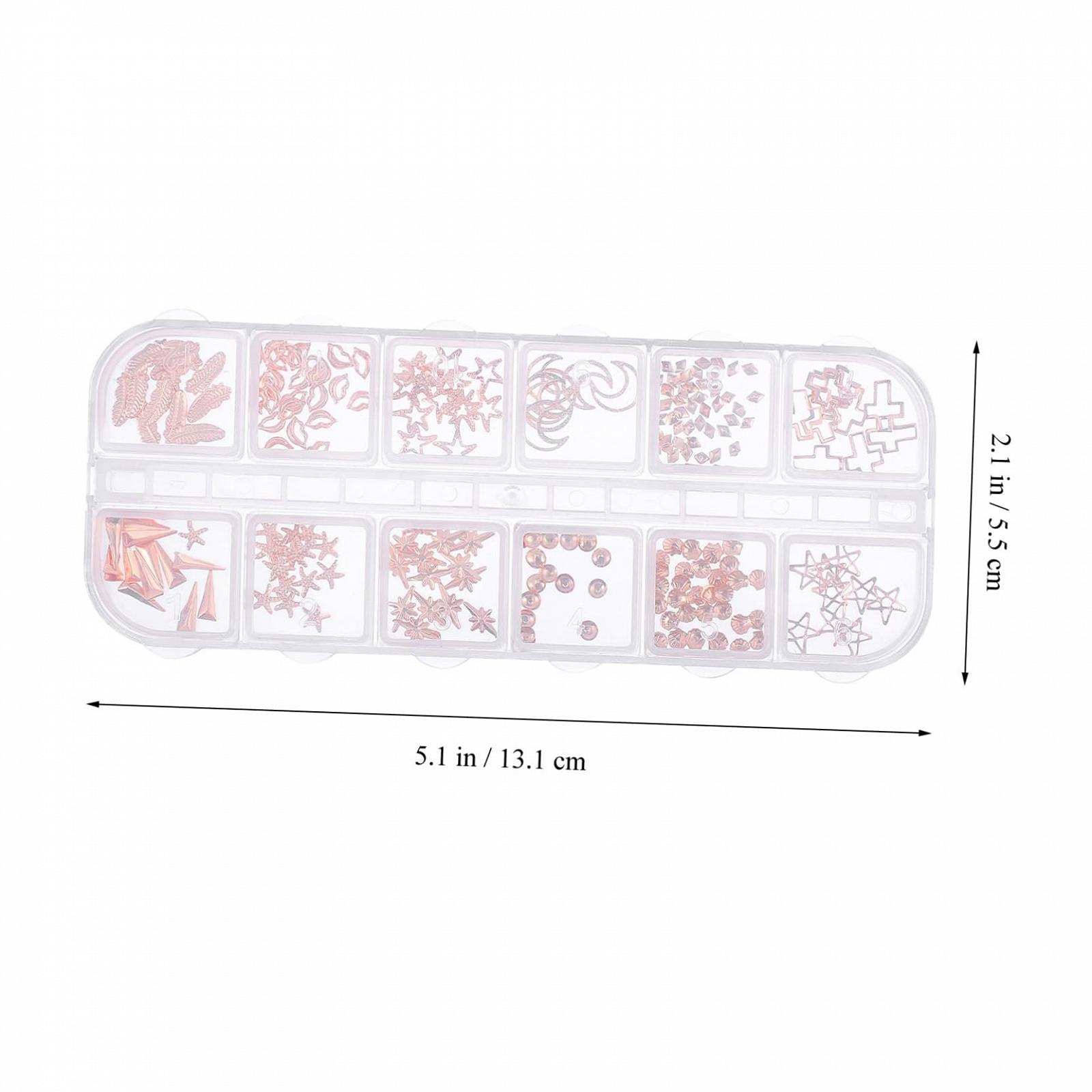 Набор для украшения ногтей Звезда Блестки для ногтей Украшения для маникюра Набор ювелирных изделий для ногтей Стразы для ногтей Акриловые аксессуары, фото №3