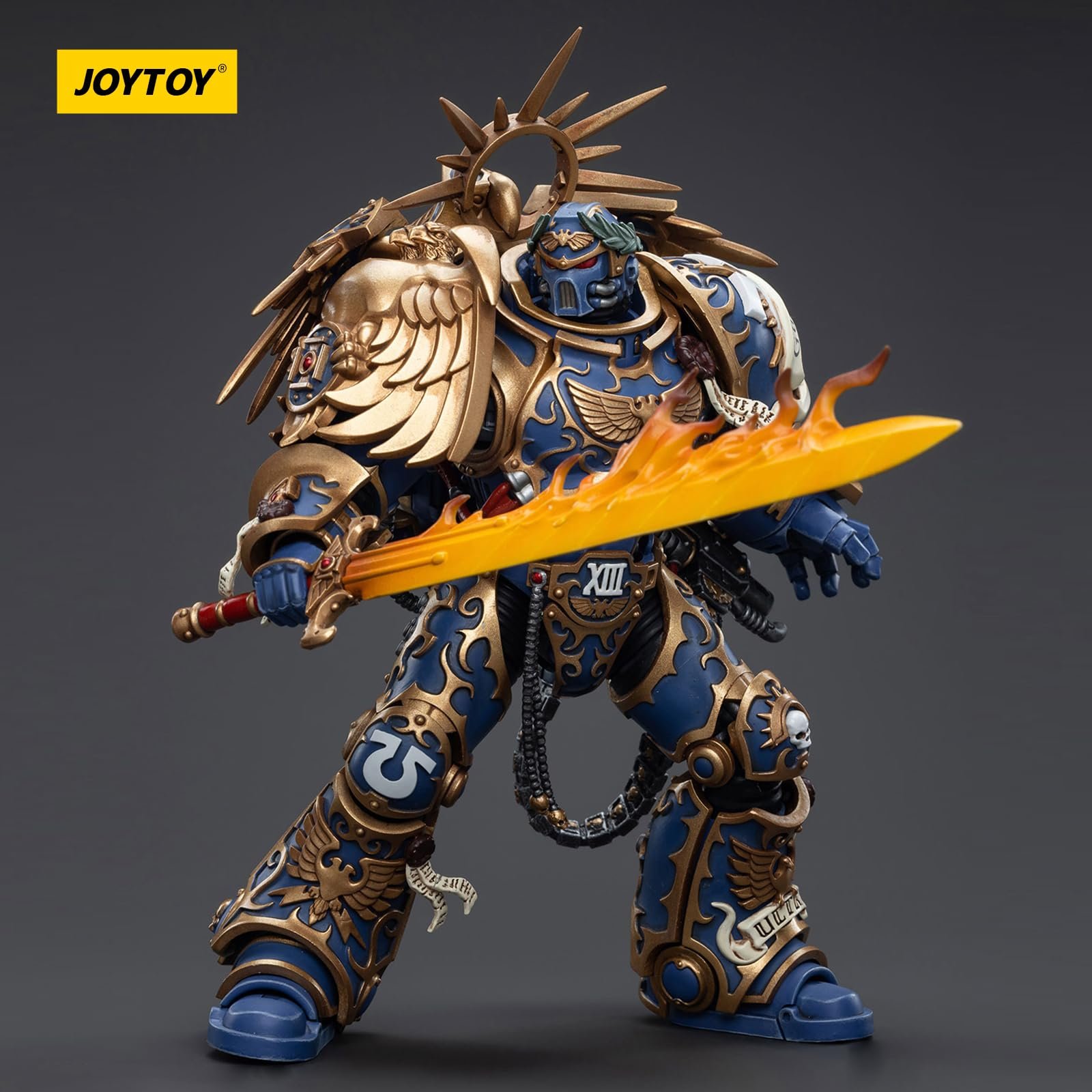 Фигурка JOYTOY Warhammer 40K The Ultramarines, Ultramarines Primarch Roboute Guilliman 1/18, фото №6