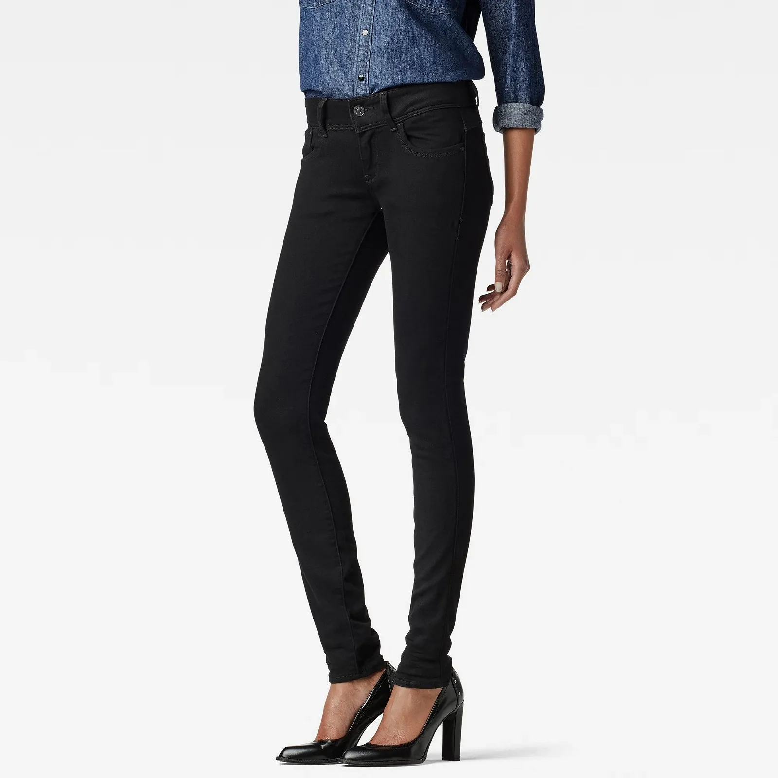Жіночі джинси G‑STAR RAW Lynn Mid Skinny Slander Black - 27, фото №1 Жіночі джинси G‑STAR RAW Lynn Mid Skinny Slander Black - 27, фото №1