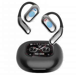 Навушники-перекладачі ANSTEN AI, навушники відкритого типу Bluetooth 5.4, 4-в-1 з сенсорним РК-екраном - Фото 1