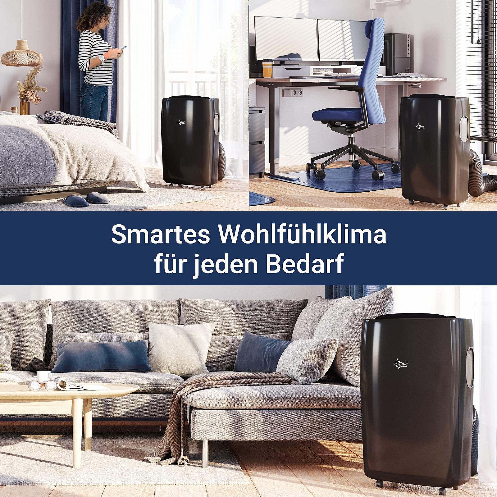 Мобільний кондиціонер Suntec Progress 12,000 Eco 14420 4-в-1 чорний 12,000 BTU/h, фото №6