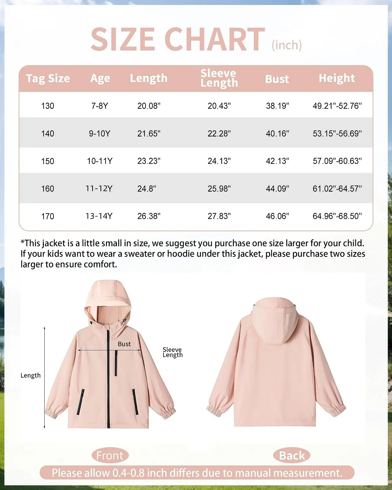 Водонепроникна куртка з капюшоном Rolanko для дівчат Легка, фото №7 Водонепроникна куртка з капюшоном Rolanko для дівчат Легка, фото №7