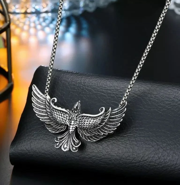 Модний сріблястий ланцюжок унісекс Сокіл, фото №1