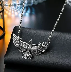 Модний сріблястий ланцюжок унісекс Сокіл - Фото 1