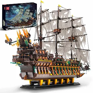 Конструктор Пиратский Корабль Mould King 13197 MOC Большой Креативный Пиратский Корабль Голландской Модели 4364 детали - Фото 1