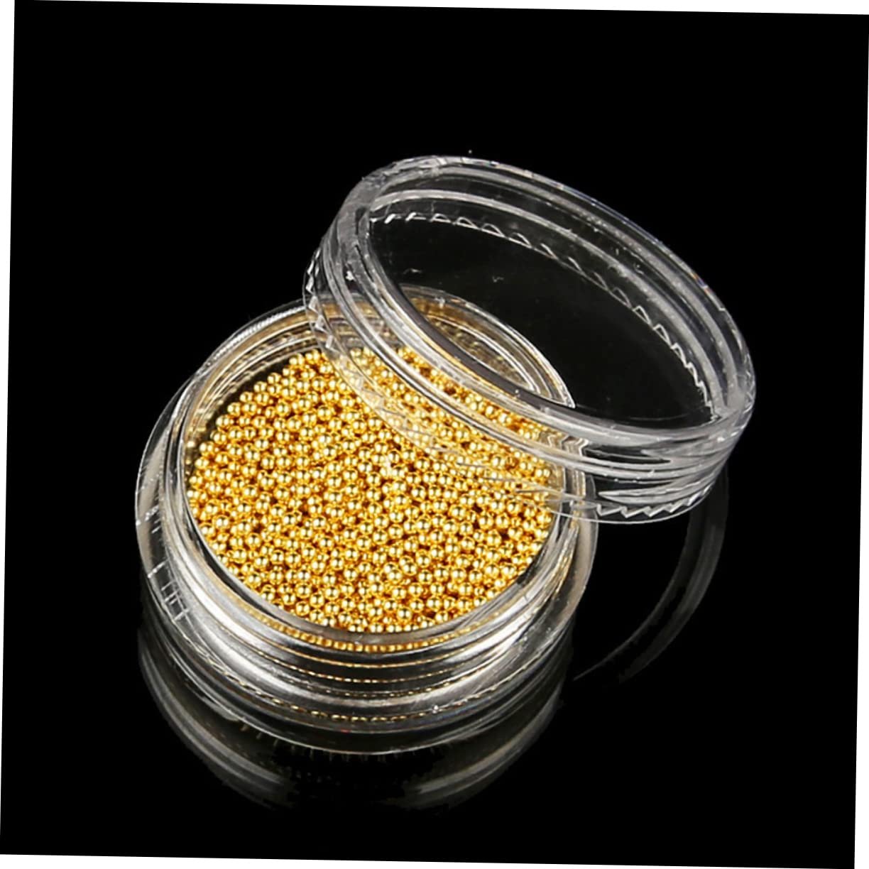 Стразы для ногтей FRCOLOR 3 шт., серебряные украшения для ногтей, круглые бусины для маникюра, стальные шарики для ногтей, фото №9