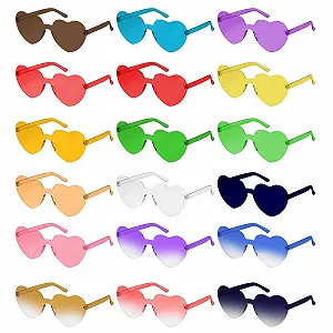 Купить Солнцезащитные очки Сердце BNWRRCVKE Разноцветные 18 пар - Фото 1 Солнцезащитные очки Сердце BNWRRCVKE Разноцветные 18 пар - Фото 1