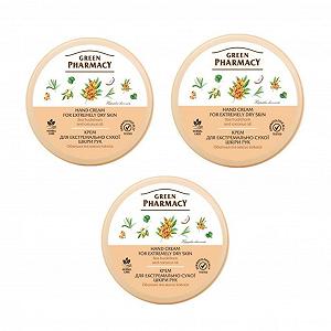 Крем для рук Green Pharmacy для очень сухой кожи, 3 x 300 мл - Фото 1