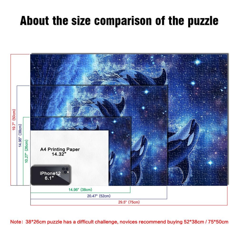 Пазл Orca Whale Killer Wave 1000 элементов 26 x 38 см, фото №5