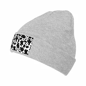 Купить Шапка JBYJBX с черно-белым коровьим принтом Осенне-зимняя тонкая - Фото 1 Шапка JBYJBX с черно-белым коровьим принтом Осенне-зимняя тонкая - Фото 1