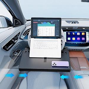 Підставка для ноутбука в автомобіль - Портативний столик на кермо, Міцна багатофункціональна synthetic.ua - Фото 1