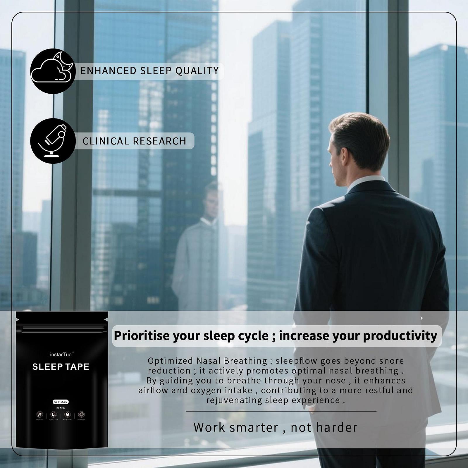 Лента для рта большого размера для сна (запас на 60 дней, 9*5 см), фото №8