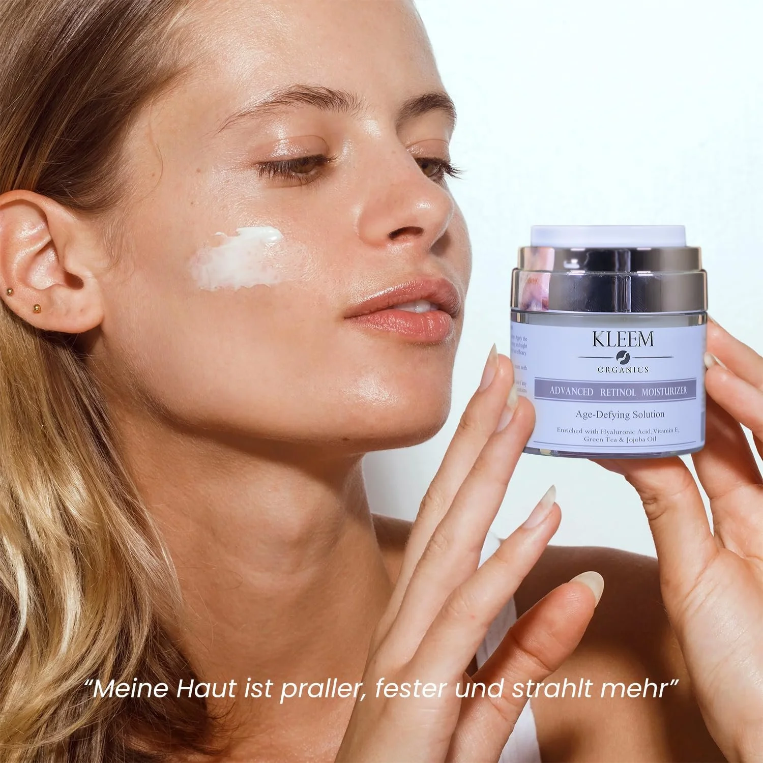 Крем для обличчя Kleem Retinol 2.5% Retinol Hyaluronic Acid Vitamin E Anti-Aging Day & Night, фото №6