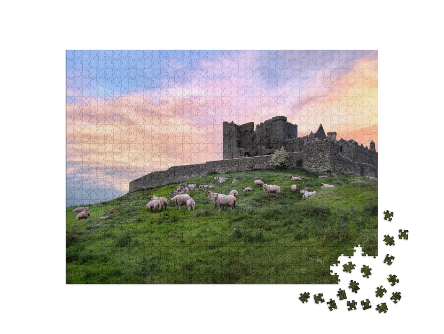 Пазл puzzleYOU Ireland Puzzle Collection "Руины замка Скала Кашел" 1000 элементов, фото №2 Пазл puzzleYOU Ireland Puzzle Collection "Руины замка Скала Кашел" 1000 элементов, фото №2