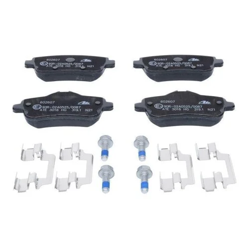 Комплект гальмівних колодок, дискове гальмо ATE 13.0460-2607.2 для MERCEDES-BENZ, задня вісь, фото №2