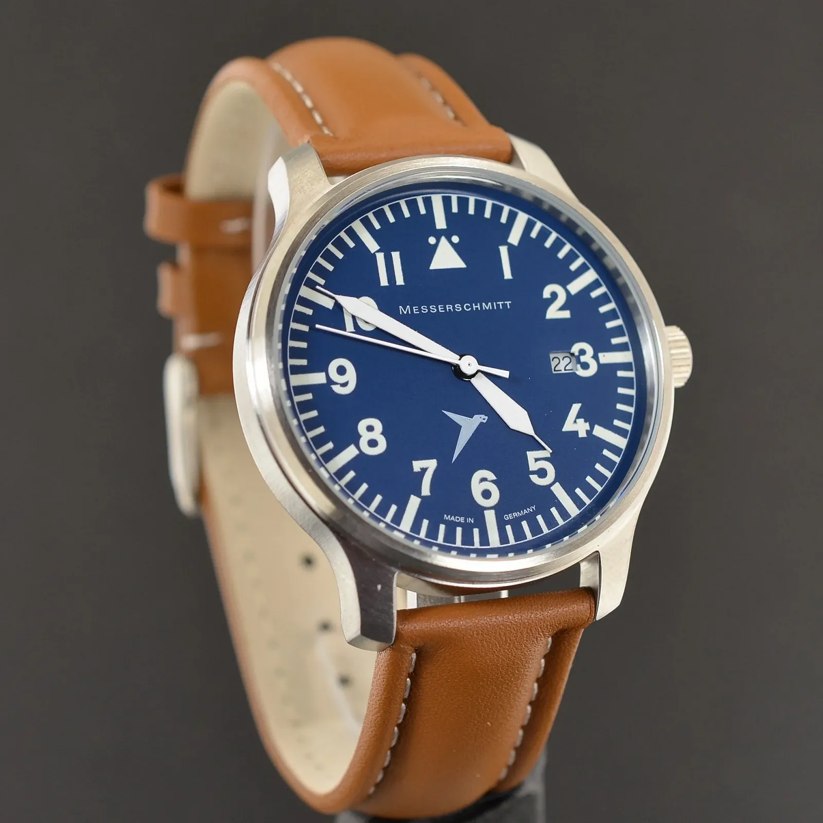 Годинник пілотський Messerschmitt ME-42B Blue ME-BLAUE42B, фото №3 Годинник пілотський Messerschmitt ME-42B Blue ME-BLAUE42B, фото №3