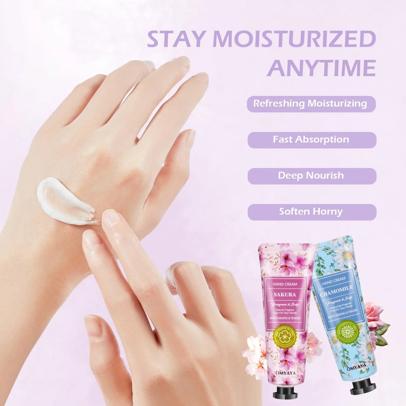 Крем для рук Набір, 10 шт Міні-крем для рук з маслом ши Зволожуючий крем, фото №4