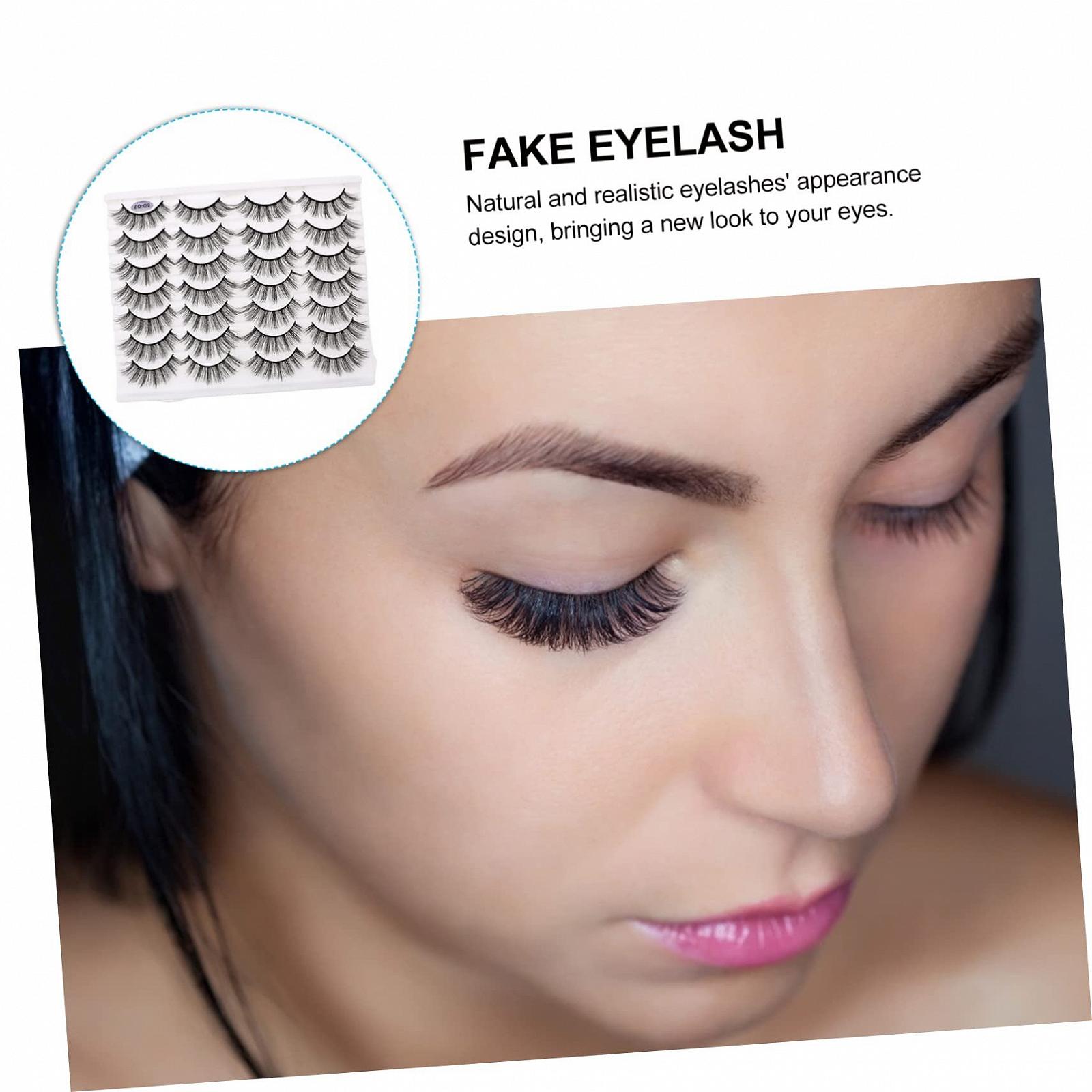 Ресницы Angoily 8 Boxes 5D No Glue Reusable Chemical Fibre, фото №5