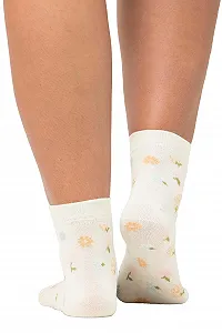 Носки Ulla Popken Женские большого размера, 2 пары, Цветочные, Короткие 825663 synthetic.ua - Фото 1