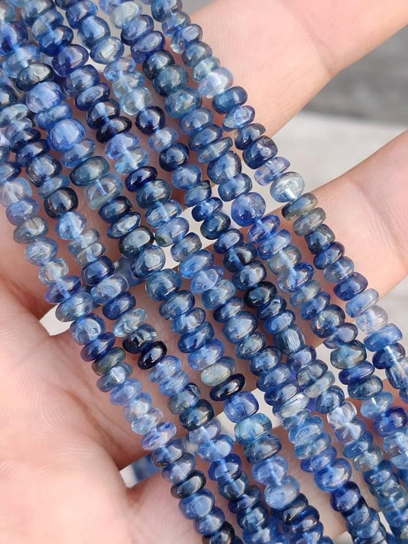 Кианит Круглый гладкий 3.5-4 мм, фото №3