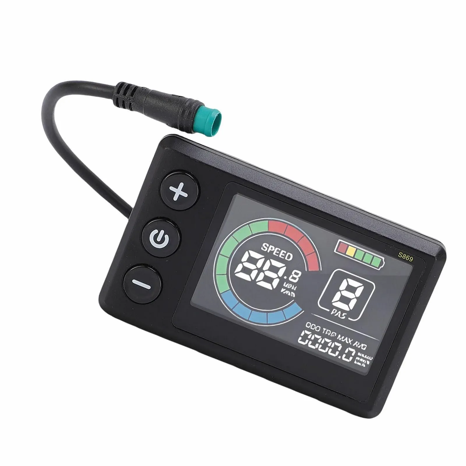 Дисплей для электровелосипеда LCD 22.2 мм Цветной, фото №6