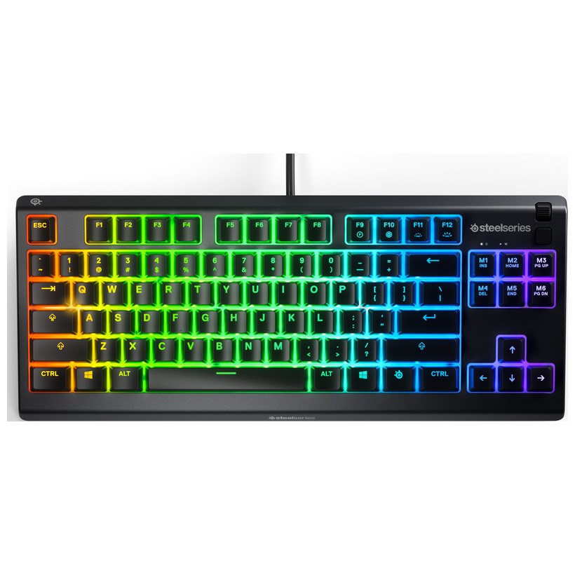 Клавіатура SteelSeries Apex 3 TKL Ukr USB 64831, фото №1