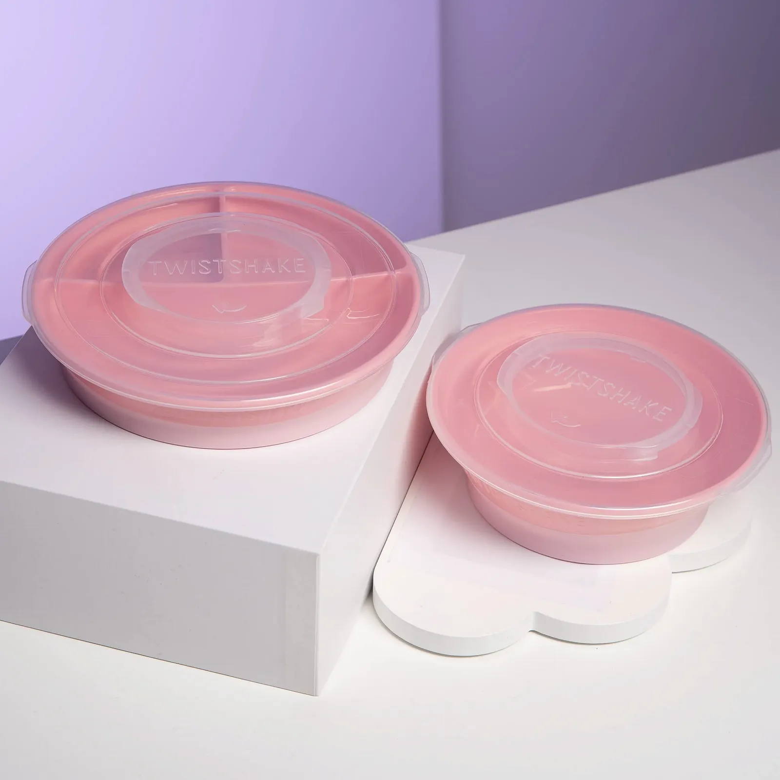Розділена дитяча тарілка Twistshake, без BPA, рожева, фото №4 Розділена дитяча тарілка Twistshake, без BPA, рожева, фото №4