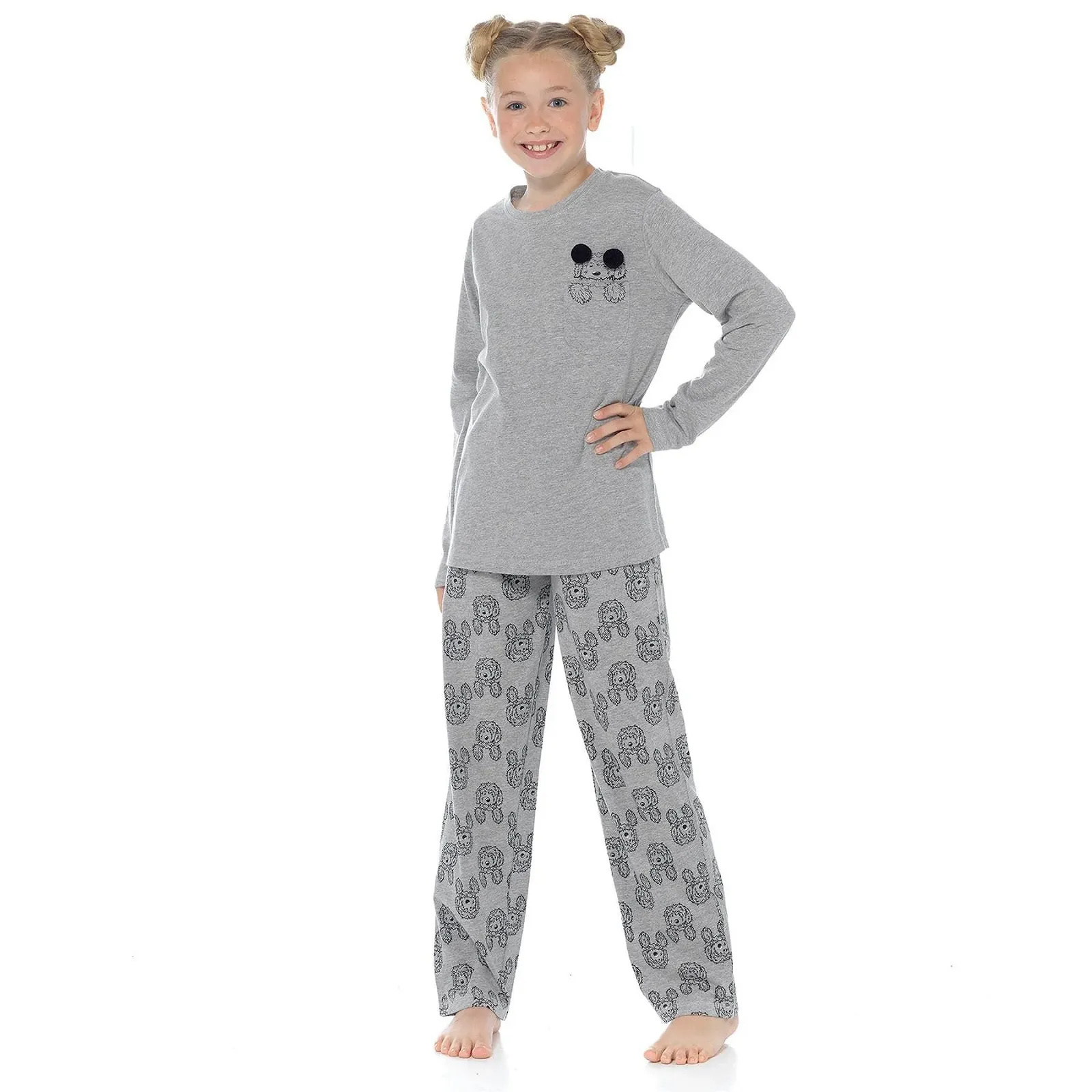 Піжама A2Z 4 Kids для дівчат, комплект 2 шт., трикотажний набір, фото №4